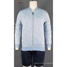 Men's cotton french terry long sleeve sweatjacke